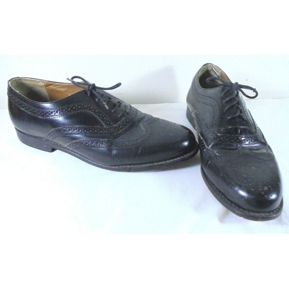 Stafford Comfort Plus Mens Size 9.5 Leather Upper Sole Loafer Dress Shoes black